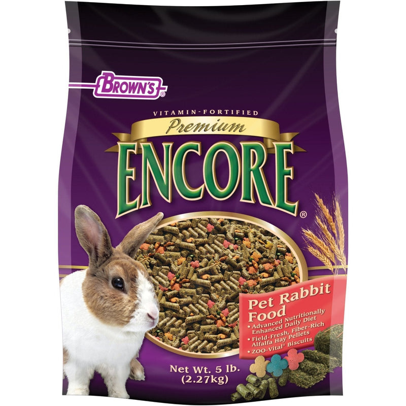 Brown's Encore Premium Pet Rabbit Food - New York Bird Supply