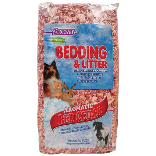 Brown's Natural Bedding & Litter Aromatic Red Cedar Shavings - New York Bird Supply