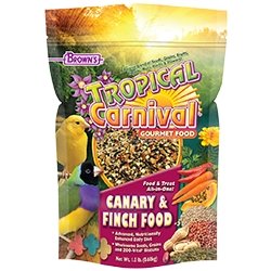 Brown's Tropical Carnival Gourmet Food Canary & Finch Food - New York Bird Supply