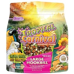 Brown's Tropical Carnival Gourmet Food Large Hookbill - New York Bird Supply