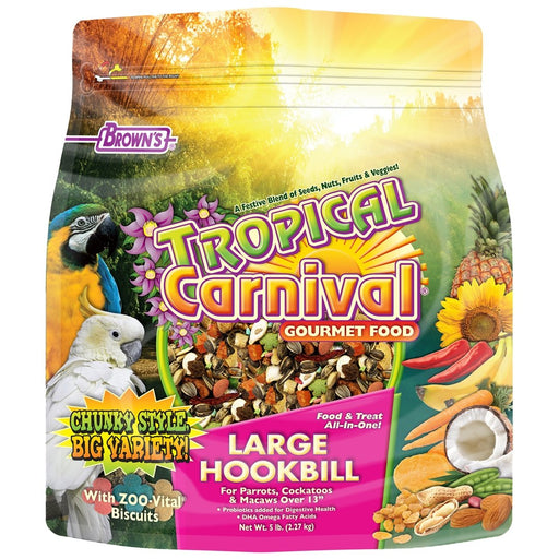 Brown's Tropical Carnival Gourmet Food Large Hookbill - New York Bird Supply