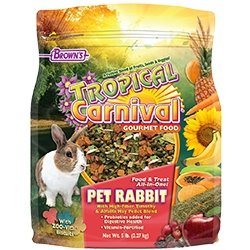 Brown's Tropical Carnival Gourmet Food Pet Rabbit Food - New York Bird Supply