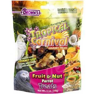 Brown's Tropical Carnival Gourmet Treats Fruit & Nut Parrot Treats - New York Bird Supply