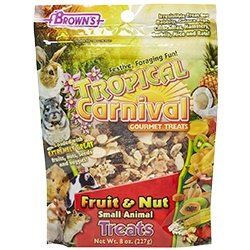 Brown's Tropical Carnival Gourmet Treats Small Animal Treat 8 oz - New York Bird Supply