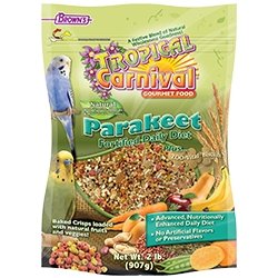 Brown's Tropical Carnival Natural Gourmet Food Parakeet Fortified Daily Diet - New York Bird Supply