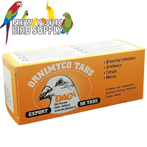 Dac Ornimyco 50 Tablets - New York Bird Supply