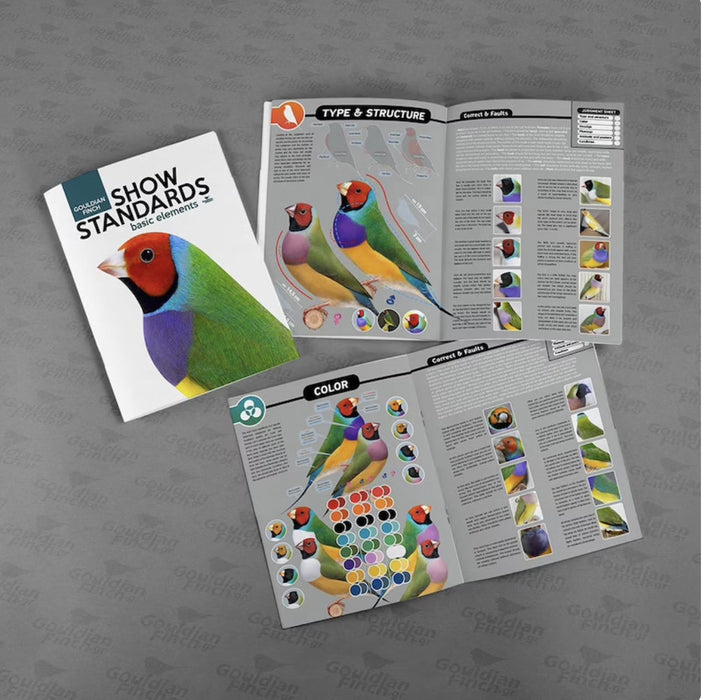 Gouldian Finch SHOW STANDARDS - basic elements - New York Bird Supply