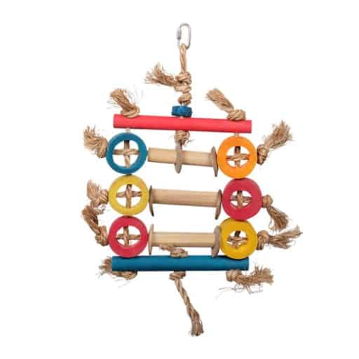 Hagen HARI Rustic Treasures Bamboo Ring Abacus Bird Toy - New York Bird Supply
