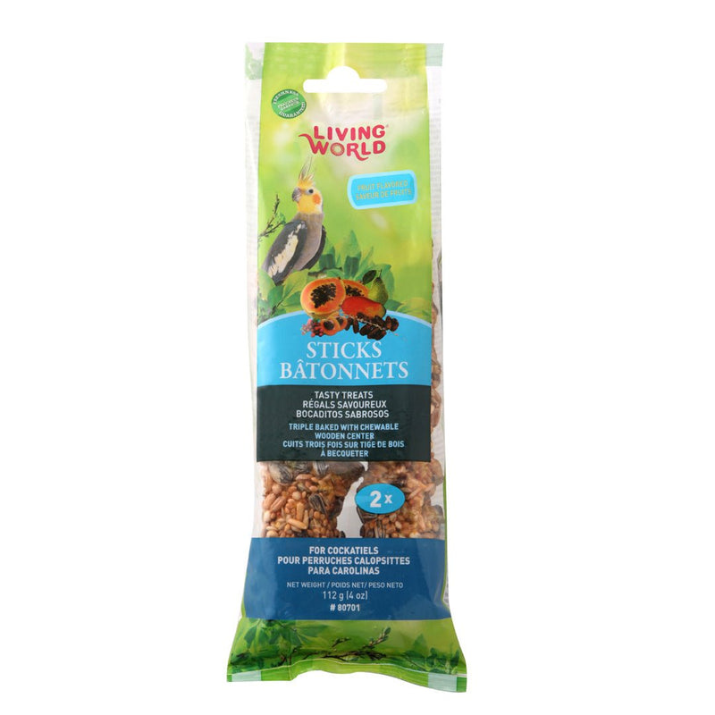 Hagen Living World Cockatiel Sticks (Fruit Flavor) - New York Bird Supply