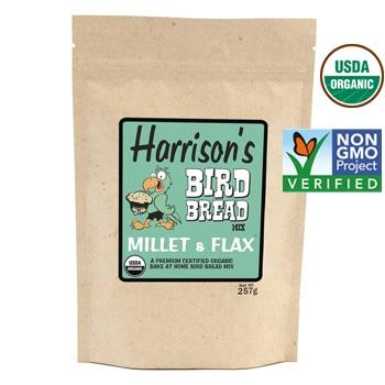Harrison's  Bird Bread Mix- Millet and Flax - New York Bird Supply