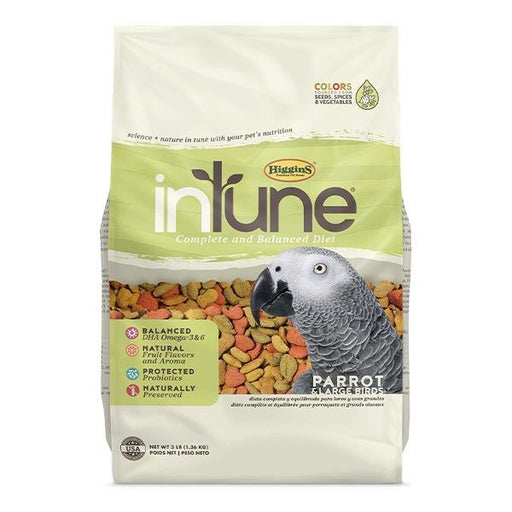 Higgins InTune Natural Parrot Food - New York Bird Supply