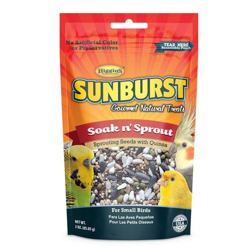 Higgins Sunburst Natural Treats Soak N' Sprout 3 oz. - New York Bird Supply