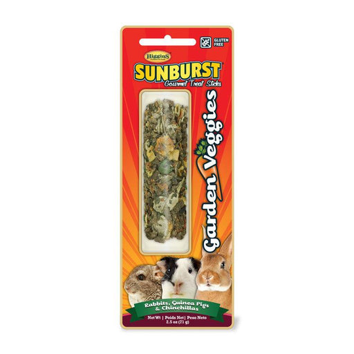 Higgins Sunburst Stick Garden Veggies For Rabbits, Guinea Pigs & Chinchillas - New York Bird Supply
