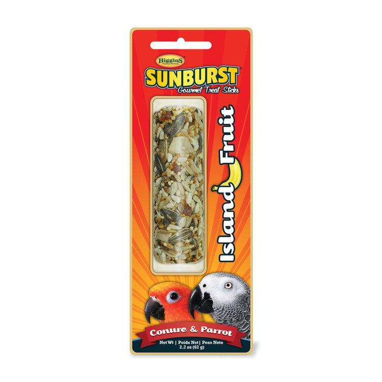 Higgins Sunburst Stick Island Fruit For Conures & Parrots - New York Bird Supply