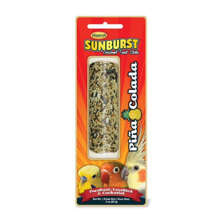 Higgins Sunburst Stick Pina Colada For Parakeets, Lovebirds & Cockatiels - New York Bird Supply