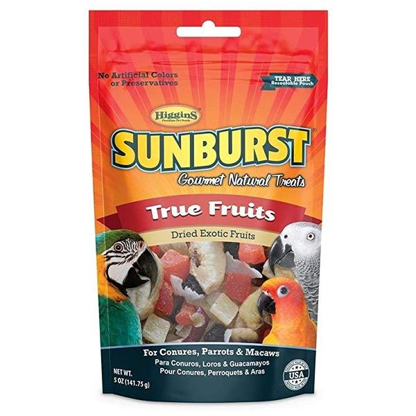Higgins Sunburst True Fruits Dried Exotic Fruits Bird Treats - New York Bird Supply