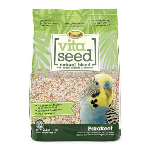 Higgins Vita Seed Parakeet - New York Bird Supply