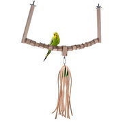 JS56 Double Perch With Toy Hook Small - New York Bird Supply