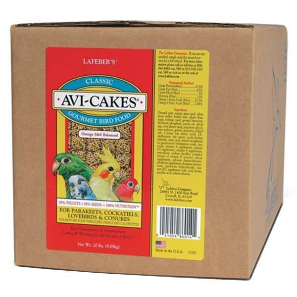 Lafeber Classic Avi-Cakes For Small Birds (Parakeet/Cockatiel) - New York Bird Supply