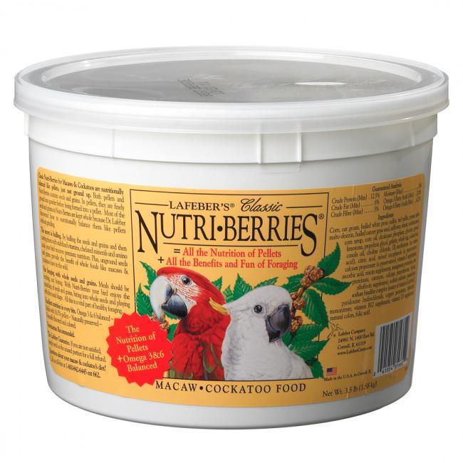 Lafeber Classic Nutri-Berries Macaw/Cockatoo - New York Bird Supply