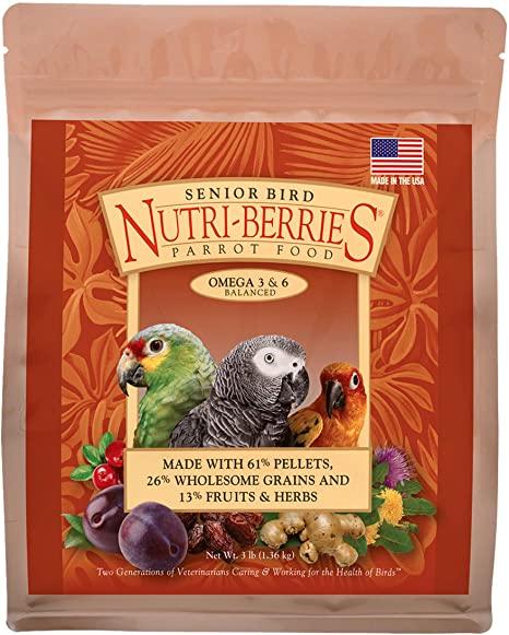 Lafeber Nutri Berries Senior Bird Parrot - New York Bird Supply