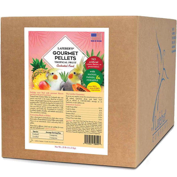 Lafeber Tropical Fruit Gourmet Pellets Cockatiel - New York Bird Supply