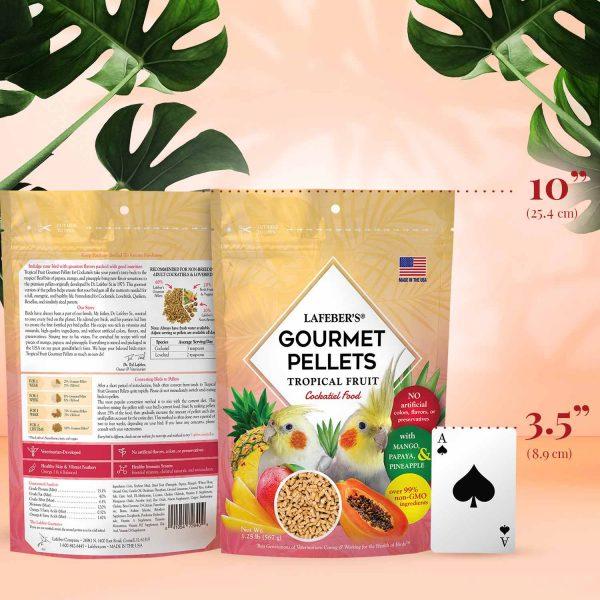 Lafeber Tropical Fruit Gourmet Pellets Cockatiel - New York Bird Supply