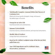 Lafeber Tropical Fruit Gourmet Pellets Macaw - New York Bird Supply