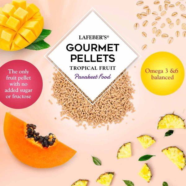 Lafeber Tropical Fruit Gourmet Pellets Parakeet - New York Bird Supply