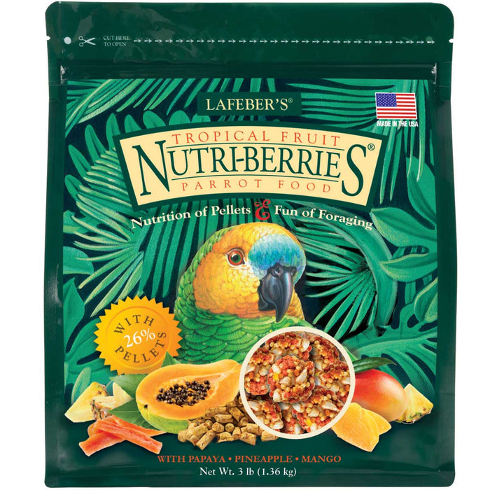 Lafeber Tropical Fruit Nutri-Berries Parrot - New York Bird Supply