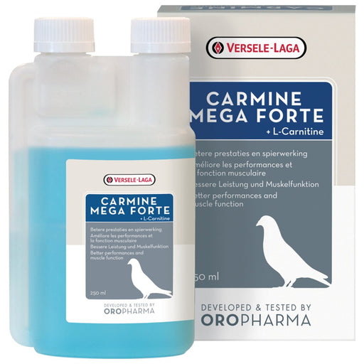 Oropharma Carmine Mega Forte +L-Carnitine 250 ml - New York Bird Supply