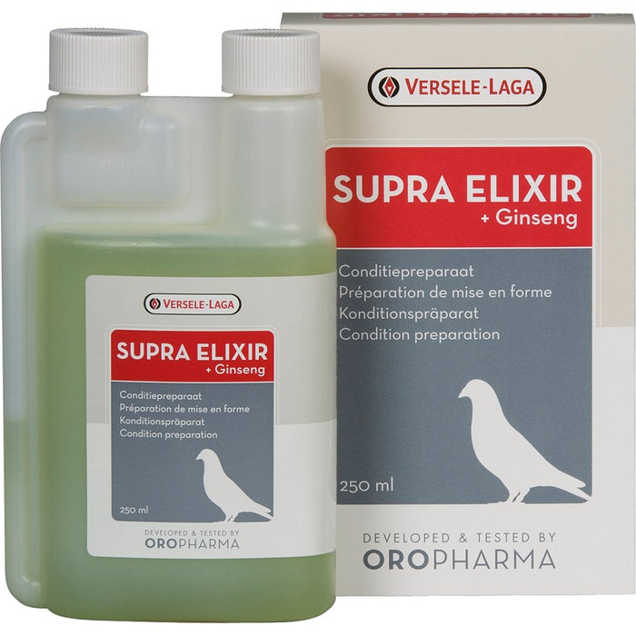 Oropharma Supra Elixir + Ginseng 250 ml - New York Bird Supply