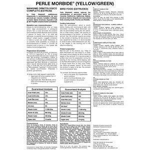 Pretty Bird Perle Morbide Yellow/Green - New York Bird Supply