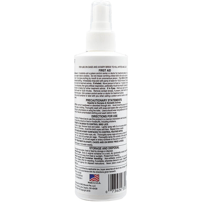 Scalex Mite & Lice Spray for Birds - New York Bird Supply