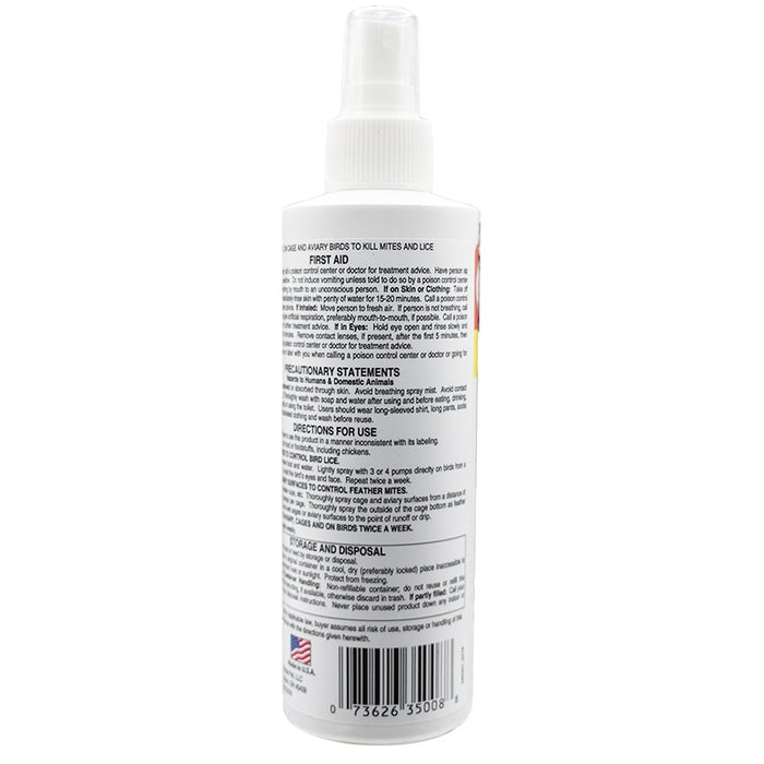 Scalex Mite & Lice Spray for Birds - New York Bird Supply