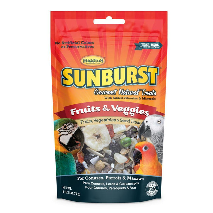 Sunburst Treats Fruit & Veggies - New York Bird Supply