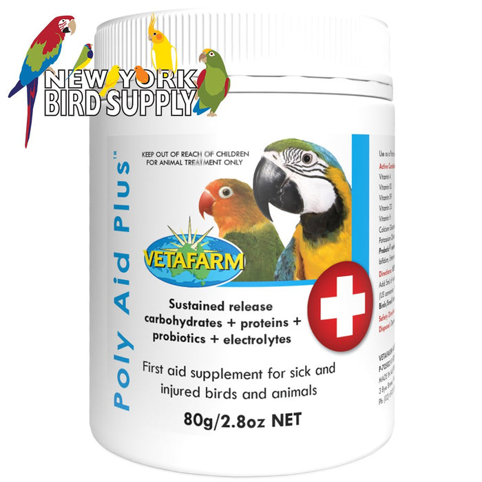 Vetafarm Poly Aid Plus - New York Bird Supply