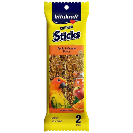Vitakraft Conure Crunch Sticks Apple & Orange Flavor 3.5 oz - New York Bird Supply