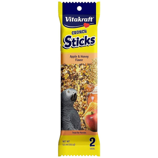 Vitakraft Parrot Crunch Sticks Apple & Honey Flavor 5.5 oz - New York Bird Supply