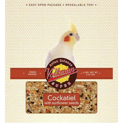 Volkman Avian Science Cockatiel with Sunflower 4lb - New York Bird Supply