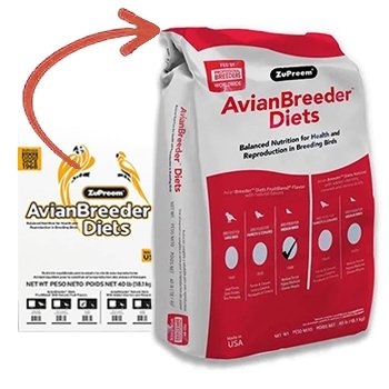 Zupreem Avian Breeder Diet Fruit Blend Medium 40 lb. - New York Bird Supply