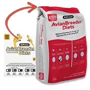 Zupreem Avian Breeder Diet Fruit Blend M/L 40 lb. - New York Bird Supply