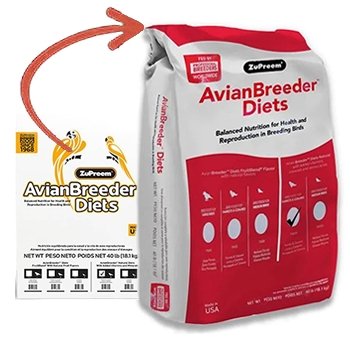 Zupreem Avian Breeder Diet Natural M/L 40 lb. - New York Bird Supply