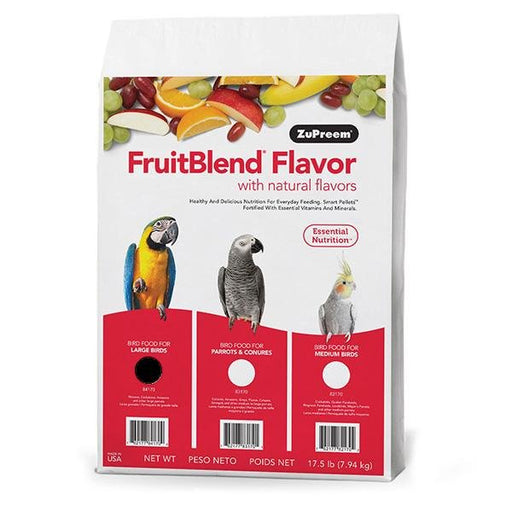 Zupreem Fruit Blend Large Bird (Macaws and Cockatoos) - New York Bird Supply