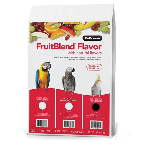 Zupreem Fruit Blend Medium Birds (Cockatiel) - New York Bird Supply