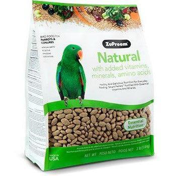 Zupreem Natural Parrot and Conures - New York Bird Supply