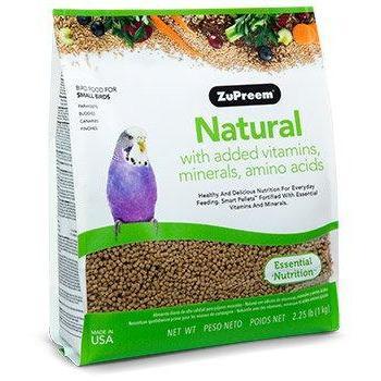 Zupreem Natural Small Bird (Parakeet) - New York Bird Supply