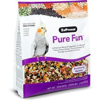 Zupreem Pure Fun Medium Bird (Cockatiels) - New York Bird Supply